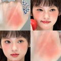 Herorange Low-Saturation Matte Blush Single Color Blush Palette, Soft and Smooth Texture, Fine and Non-Flaky, Easy to Apply, Long-Lasting Color, Enhances Complexion, Affordable Nude Makeup