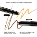 12 Colors Eyeshadow Pencil Stick Shimmer And Matte Waterproof Metallic Glitter Eye Shadow Highlighter Pencil Eyeshadow Cosmetics
