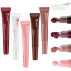 Water Glow Plump Lip Color Liquid Lip Gloss - Cream Moisturizing Non-greasy Lip Oil Gel Lip Care Balm Hydrating Shine