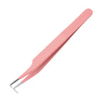 1PC Anti-static Precision Fiber Tip Tweezer Eyelash Extension Eyebrow Set Stainless Steel Beauty Precision Tweezers Makeup Tools