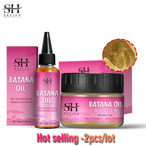 2023 Batana Hair Growth Oil For Black Women 100% Natural Batana Butter For Hair Loss Treatment For Black Men & Women Hair Care