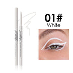 1PC White Matte Eyeliner Gel Pen Long Lasting Waterproof Eye Liner Pencil Quick-drying Non-smudge Eye Makeup for Women Cosmetics