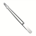 Professional Stainless Steel Tweezers for Eyebrows & Facial Hair Hypoallergenic Precision Tip Sensitive Beige Eyebrow Beard Clip