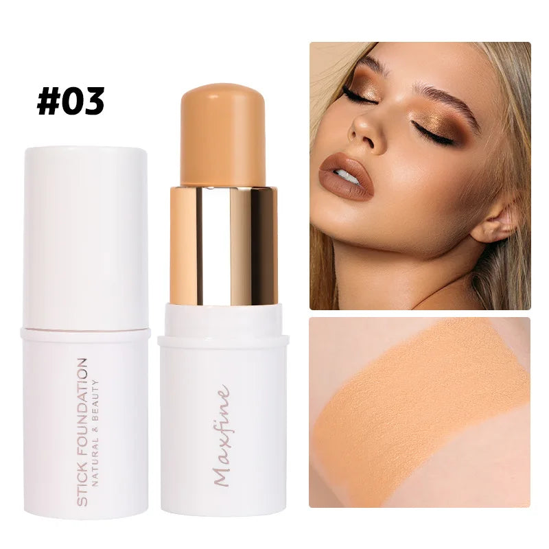 Foundation Stick Contouring Brightening And Even Skin Tone Paste Smooth Moisturizing Waterproof And Long Lasting Daily Makeup