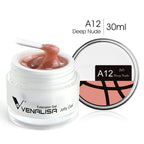 30ml Venalisa Builder Jelly Gel French Soak Off UV LED Poly Nail Gel Pearl Pink Funny Bunny Nail Extension Nail Manicure