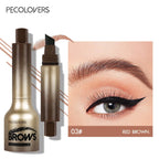 1pc 3D Wild Eyebrow Pencil Microblading Eyebrow Tint Pen Square Angled Brush Brow Dye Cream Anti-smudge Waterproof
