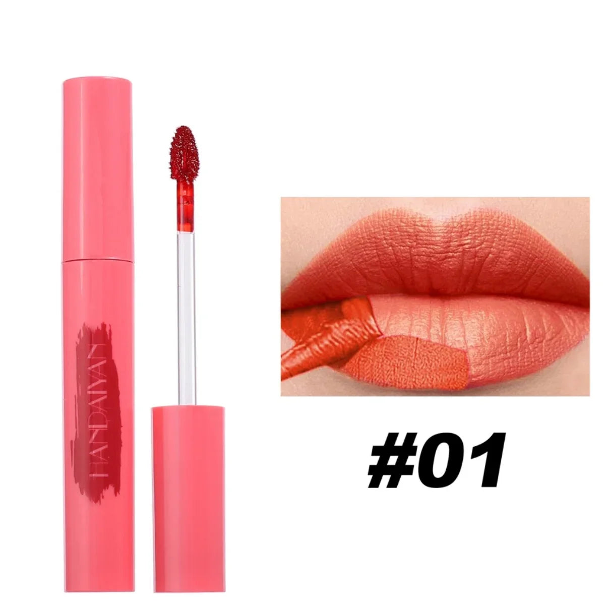 Red Peel-off Lip Gloss Natural Lip Dye Tattoo Tinted Lipstick Non-stick Cup Waterproof Matte Liquid Lipstick Makeup Cosmetics