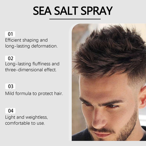 Sea Salt Hair Styling Spray Improving Thickening Strong Holding Non Greasy Fluffy Volumizing Reducing Sticky Hair Nourishing Oil