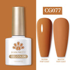 BORN PRETTY 10ml Gel Nail Polish Gel 130 Colors Semi Permanent Solid Nail Gel Varnish Soak Off UV Gel for Base Top Coat