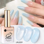 UR SUGAR 15ml Jelly Nude Gel Nail Polish Light Pink Translucent Color Soak Off UV LED Gel Varnish Nail Art DIY Fashion Manicure