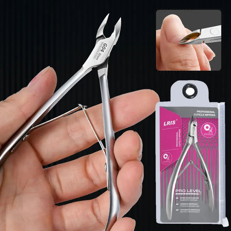 Stainless Steel Cuticle Trimmer Nail Nipper Cuticle Remover for Nail Products Toenails Dead Skin Professional Pedicure Tools