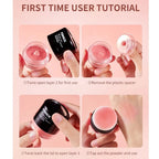 FOMIX Loose Powder Air Cushion Blush Long Last High Pigment Soft Misty Matte Face Blusher Natural Colors For Cheek