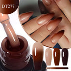 MEET ACROSS 7ml Thermal Gel Nail Polish Ultra-thin 3 Layers Temperature Changing Soak Off Nail Art Gel Varnish For Manicure