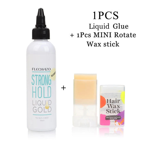 Clear Liquid Gold Lace Wig Glue For Bald Cap Beginner Friendly Strong Hold Lace Adhesive Gel Hair Bond And Wig Cap Easy To Apply