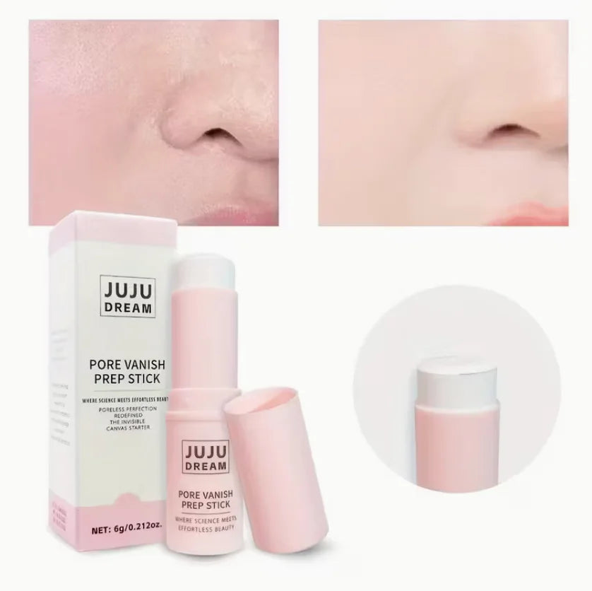 JUJU DREAM Pore Vanish Prep Stick - Pore Minimizing Primer Stick, Oil Control Face Base for Smooth Makeup