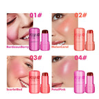 YOUNG VISION Multi-Color Jelly Blush Stick Q Pinberry Lip Dye Stick for Lip and Cheek Natural and Easy Tinting Lip Gloss Stick