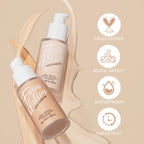 Waterproof Matte Liquid Foundation Makeup Cream Cover Dark Circle Corrector Concealer Whitening Face Foundation Cosmetics