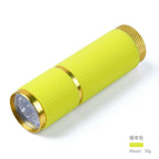 Nail Dryer Mini 9 LED Lights Flashlight UV Lamp For Gel Polish Portable Manicure Nail Art Tools Hand Held Fast Drying