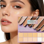 8-Color Concealer Palette Professional Coverage for Dark Circles Blemishes Acne Matte Brightening Long-Lasting Foundation Makeup