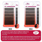 FADVAN 4D W Shaped C/D Curl Eyelash Extension Premade Volume Fans Soft Gradient Mink Easy Embellish Natural False Eyelashes