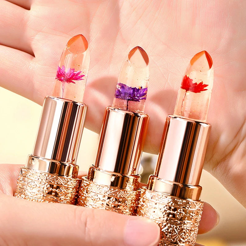 Nature-Inspired Color-Changing Lip Balm - Moisturizing, Long-Lasting, Temperature-Sensitive Paste for All Skin Types