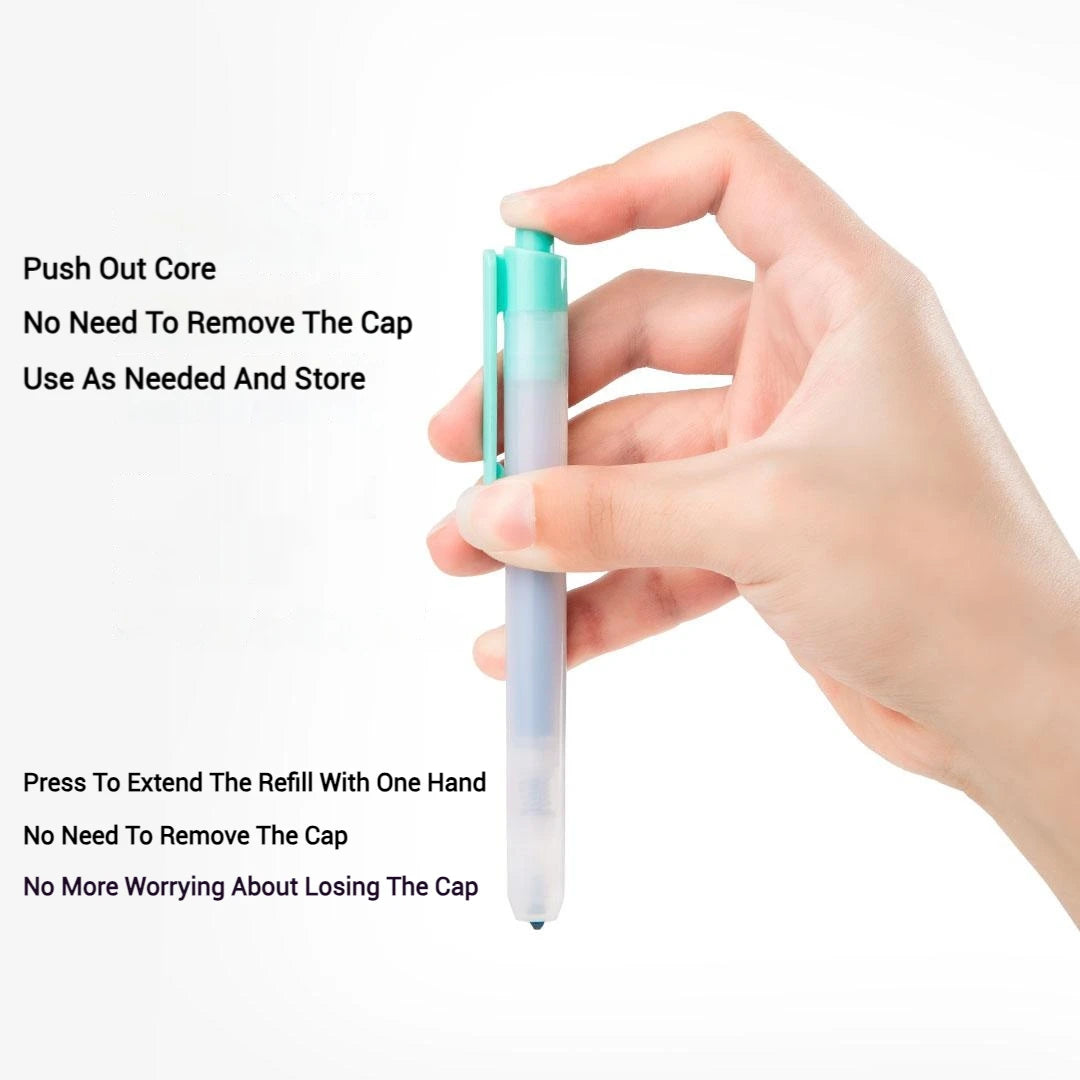 Student Press Type Highlighter Pen Marker Pen Set School Office Supplies - Assorted Colors