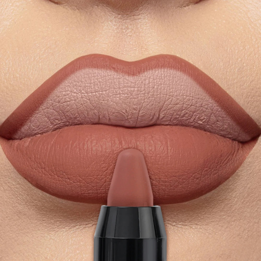Moisturizing Lip Liner Pencil Lasting Waterproof Outline Lips Shape Nude Brown Lip Pen Matte Crayon Lipstick Lip Makeup Cosmetic