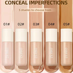 Liquid Foundation Cream Concealer Stick 6 Color Moisturizing Full Coverage Oil-control Natural Lasting Concealer BB Cream Makeup