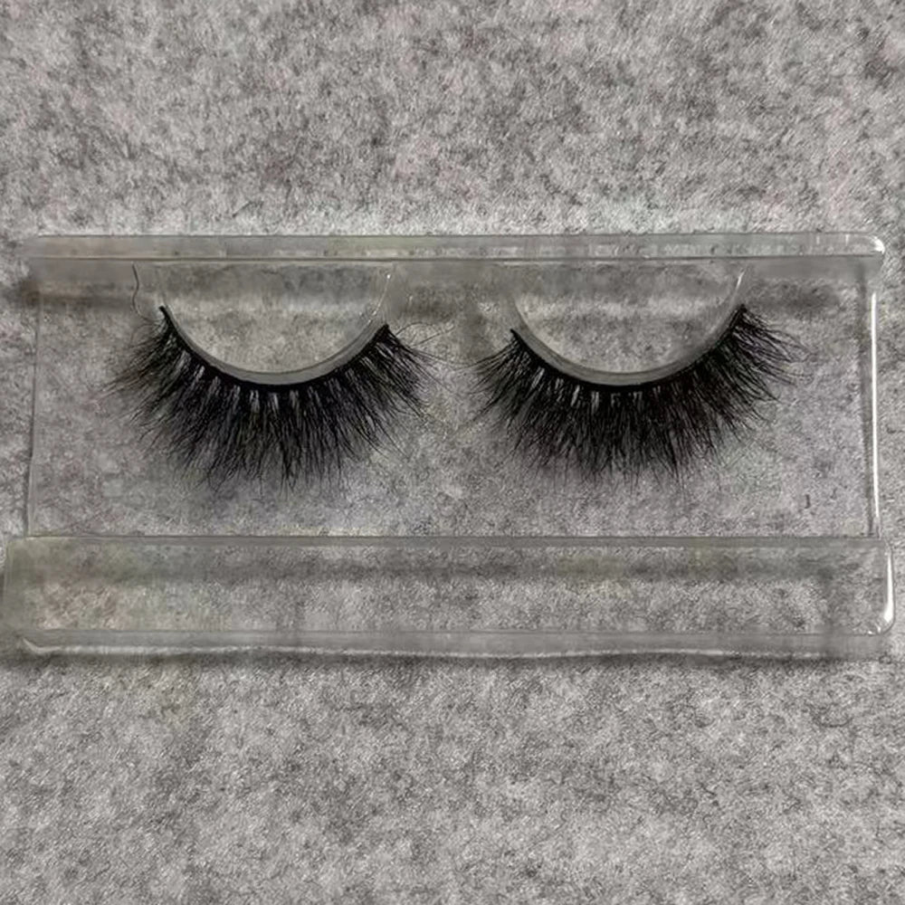 Dropshipping Wholesale Natural Wispy 3d Mink False Lashes Makeup Mink Fake Eyelashes With Soft Band Make-up For Women