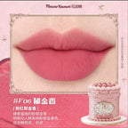 Flower Knows Strawberry Cupid Lipmud Cake Lipstick Velet Matte Lip Cream Soft Mist High CoverageMakeup Smooth Preventing Fading