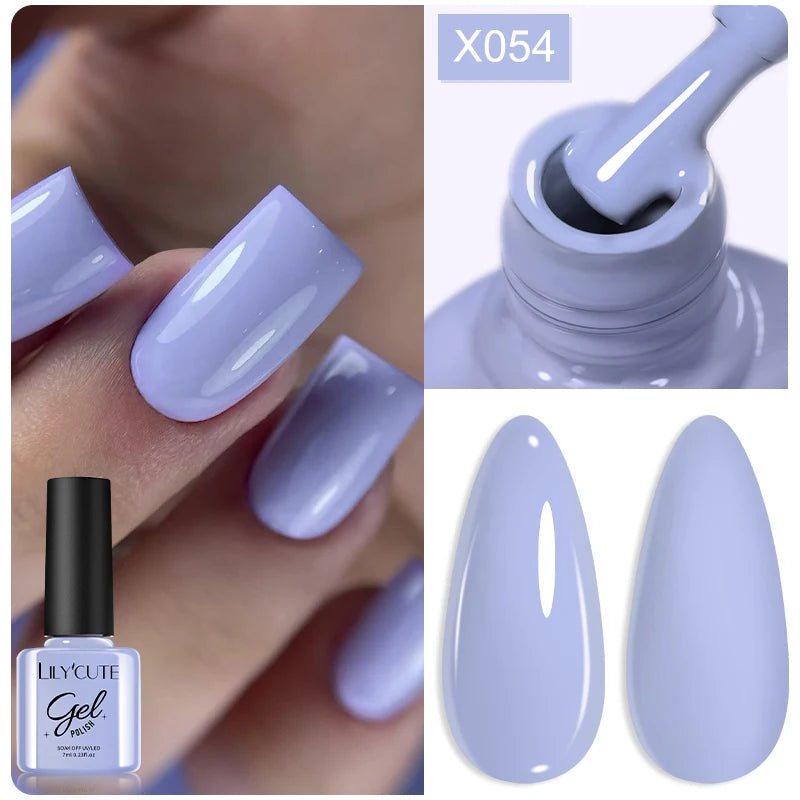 LILYCUTE 7ml Metallic Gel Nail Polish Red Chrome Effect Soak Off UV Gel Varnish Semi Permanent Nail Art Manicure Base Top Coat
