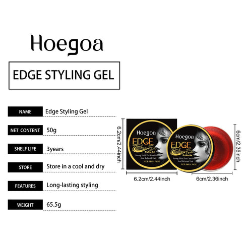 Long Lasting Hair Styling Wax No Greasy Feeling Quickly Fix Broken Hair Hold Pomade Control Frizz Flyaway Hair Styling Gel