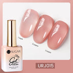 UR SUGAR 15ml Blood Red Jelly Gel Nail Polish Translucent Color Crystal Nude Gel Nail Art Varnish For Fall Winter Manicure