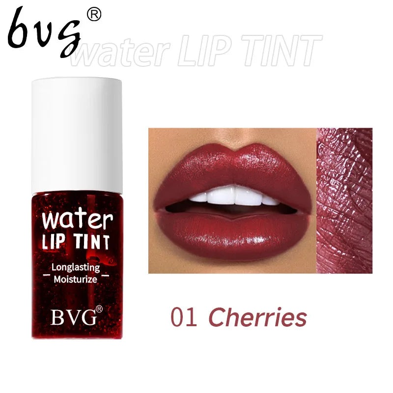 Lip Staining Liquid Lip Glaze Staining Bite Makeup Non fading Long lasting Moisturizing Lip Gloss Sweetheart Transparent and Ten