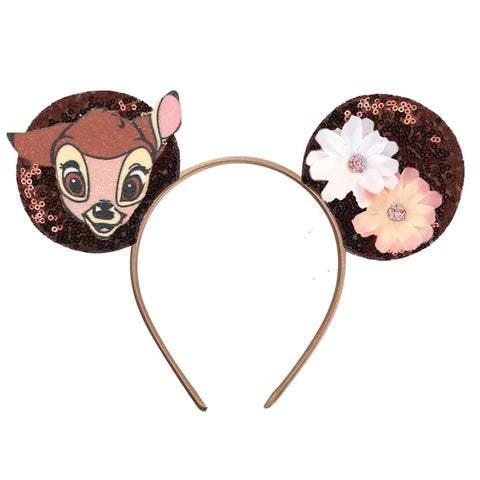 Boys Disney Mouse Ears Headbands Mickey Mouse Hairband With No Bow Party Festival Cosplay Christmas Birthdays Hair Accessories