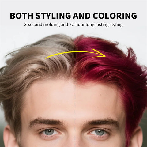 Party One-Time Hair Colour Wax 13 Colors Temporary Hair Dye Mud Easy To Wash Dyed Hair Paste Long Lasting Diy Hair Colour Cream