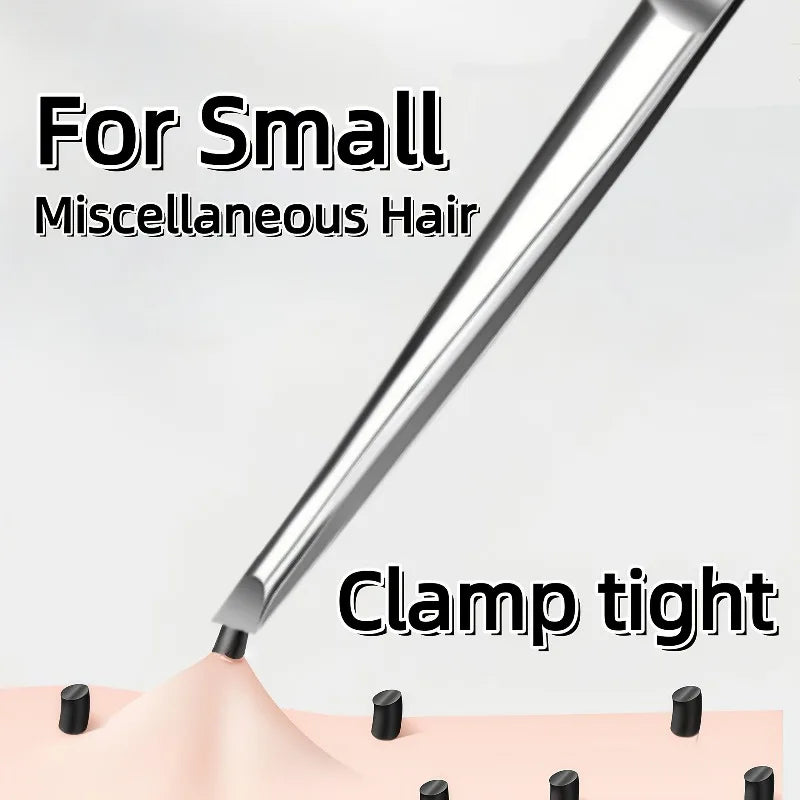 High-quality Stainless Steel Tweezers Suitable for Eyebrow and Beard Grooming Multi-functional Beauty and Facial Care Tool