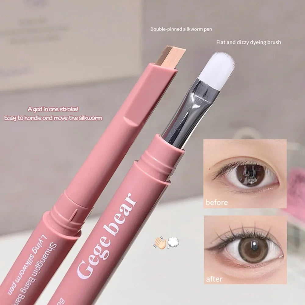 Bicolor Under Eye Pencil 2 In 1 Brightening Highlighter Nude Pink Shadow Stick Aegyo Sal Lying Silkworm Eeyshadow Lash Makeup
