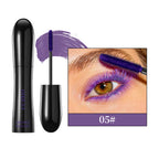 QIBEST 4D Silk Fiber Eyelash Mascara Waterproof Colorful Mascara For Eyelash Extension Thick Lift Lengthening Lasting Makeup