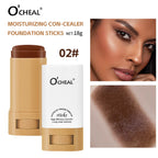 O'cheal Face Foundation Sticks Moisturizing Concealer Contouring Cream Matte Bronzer Face Brighten Makeup Beauty Cosmestic