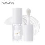 Glitter Plumping Lip Gloss Jelly Strawberry Moisturizer Fruit Lip Oil Transparent Fullness Lip Tint Gel Soft Tube Makeup LipCare