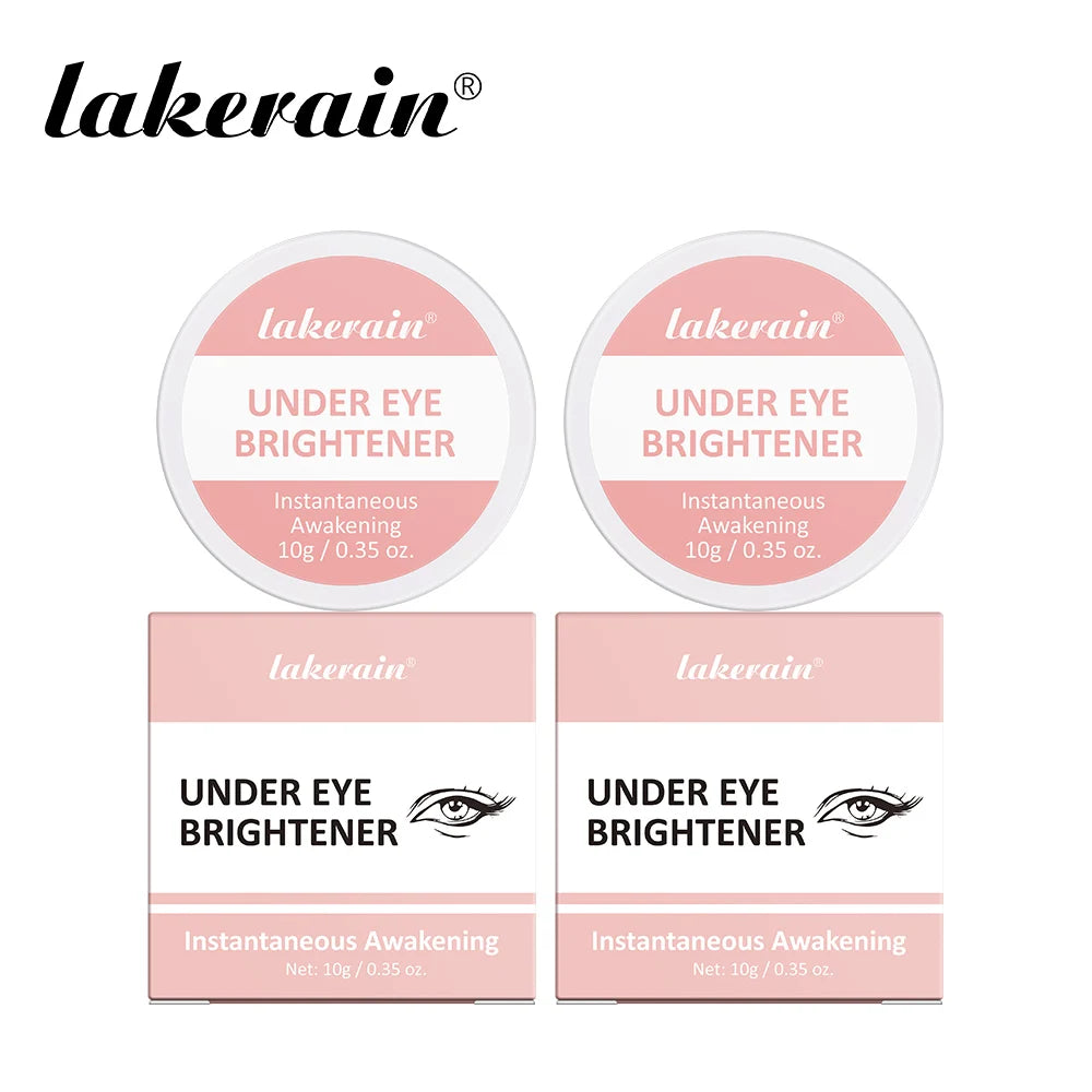 Lakerain Under Eye Brightener Hydrating Concealer Cream Medium Correction for All Skin Types Conceal and Brighten Dark Circles