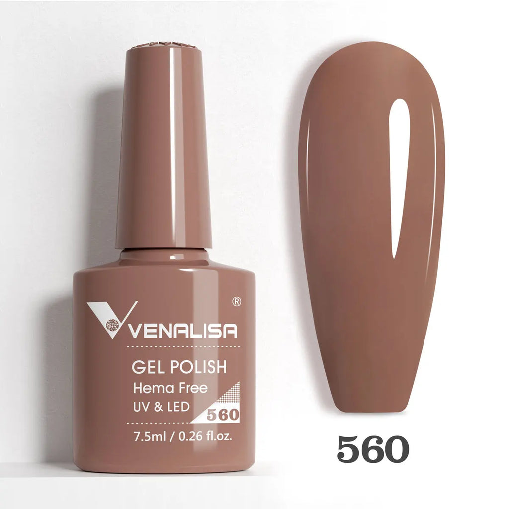 Venalisa VIP5 Nail Gel Polish HEMA/TPO FREE Full Coverage Beautiful Semi Permanent Soak Off UV LED Gel Nail Polish Gel Lacquer