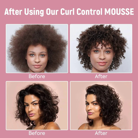 Curly Hair Mousse Hair Styling Mousses Styling Products Curl Protection Anti-frizz Moose Foam Hairs Frizz Curly Hair Products