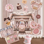 Flower Knows SWEETIE BEAR Makeup Box Gift Set All In One Perfume Shimmer Eye Shadow Palette Blush Lip Jelly Box 10 PCS