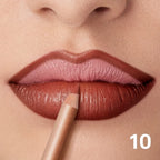 Matte Lip Liner Pencil Nude, Long-Lasting Waterproof, Smudge-Proof, Precise Outline, Smooth Creamy Formula