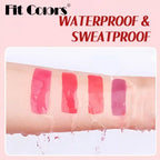 Fruit Juice Red Lip Tint Mirror Water Light Liquid Blush Moisturizing Sexy Lip Gloss Cheek Makeup Long Lasting Color Cosmetic