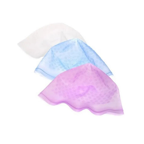 Reusable Silicone Hair Coloring Highlighting Cap With Hook Needle Pro Hair Color Dye Set Frosting Dyeing Tools Beauty Salon