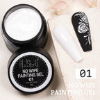 AWStorG 5ML Super Silver Metallic Gel Nail Polish Metal Effect Painting Gel Chromes Varnis Semi Permanent for Nail DIY