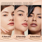 Liquid Foundation High Coverage Makeup Base natural Concealer 6 color longlasting Oil-Control Face Foundation Makeup Cosmetics